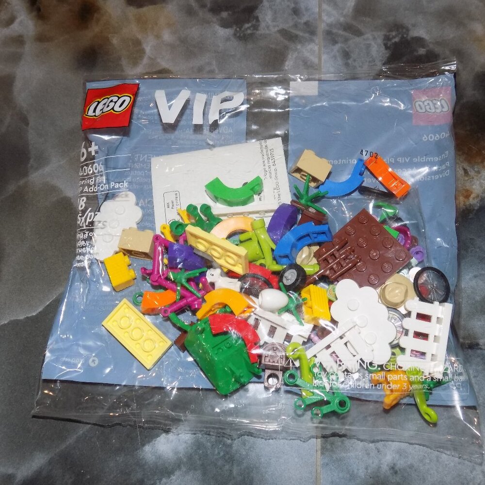 LEGO 40606 VIP Add-on Pack Spring Fun in Sealed Polybag NEW - Picture 1 of 3